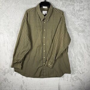 FOX FIRE Men's 2XL Check Pattern Long Sleeve Button Down‎ Check Shirt